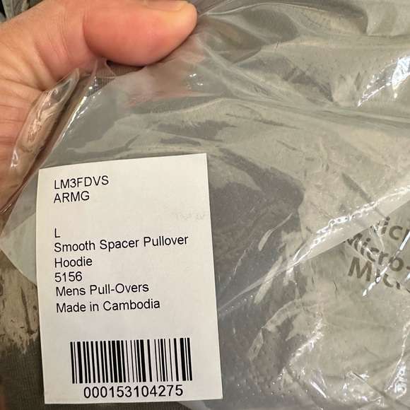 Lululemon space hoodies two size large men’s new - Picture 2 of 3